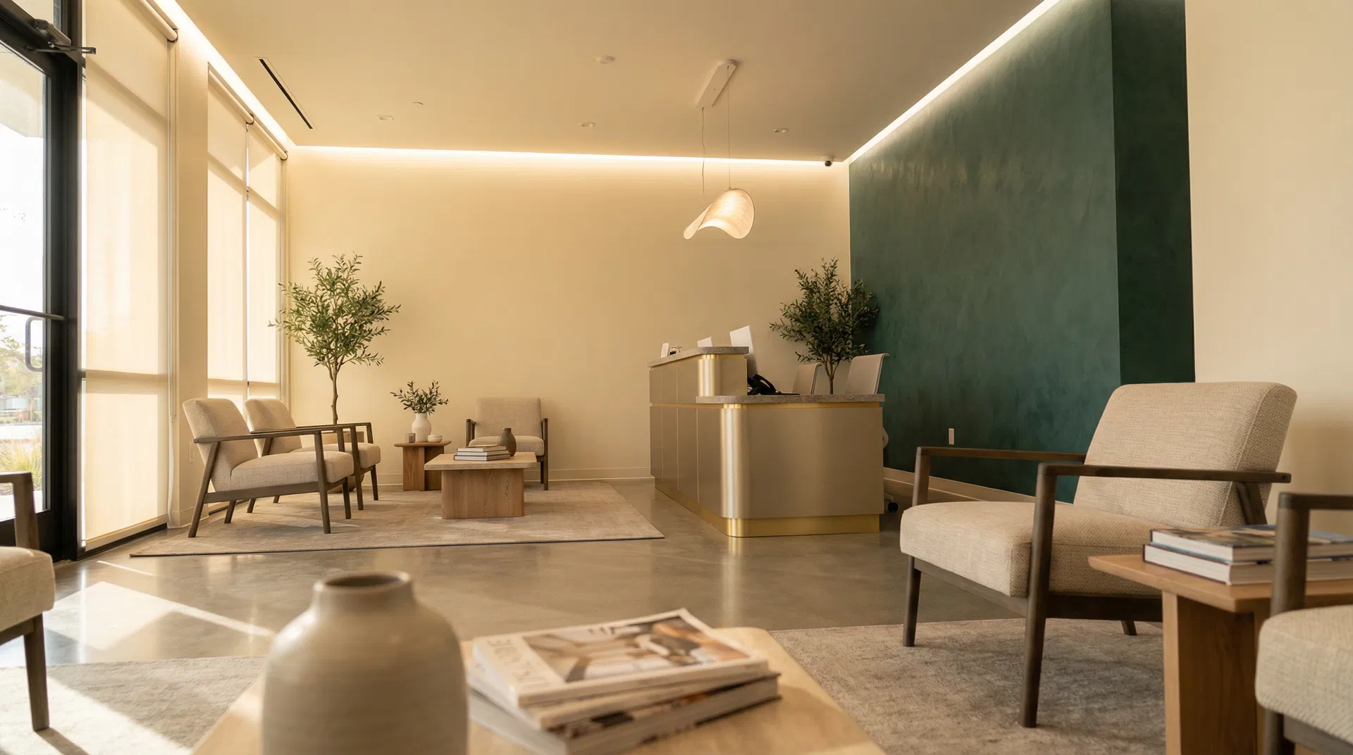 Recepção premium da ClínicaIntermed