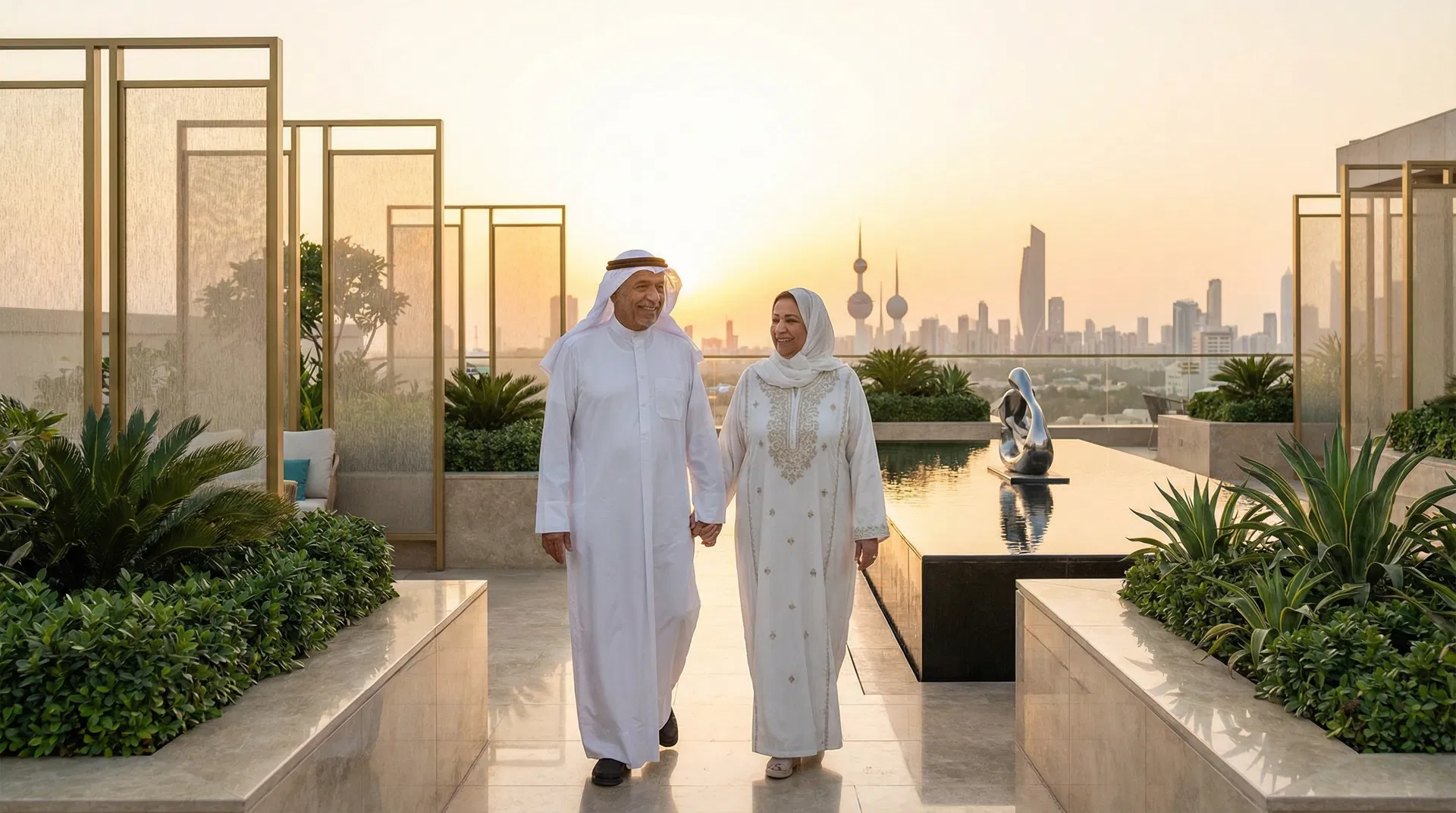 Distinguished Kuwaiti couple