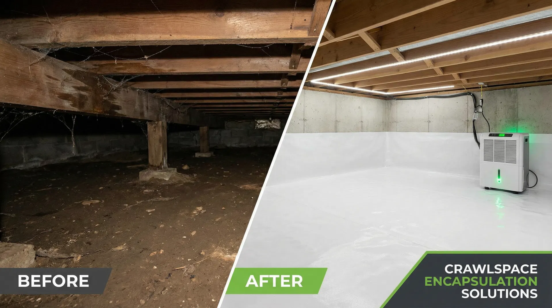 Crawlspace encapsulation