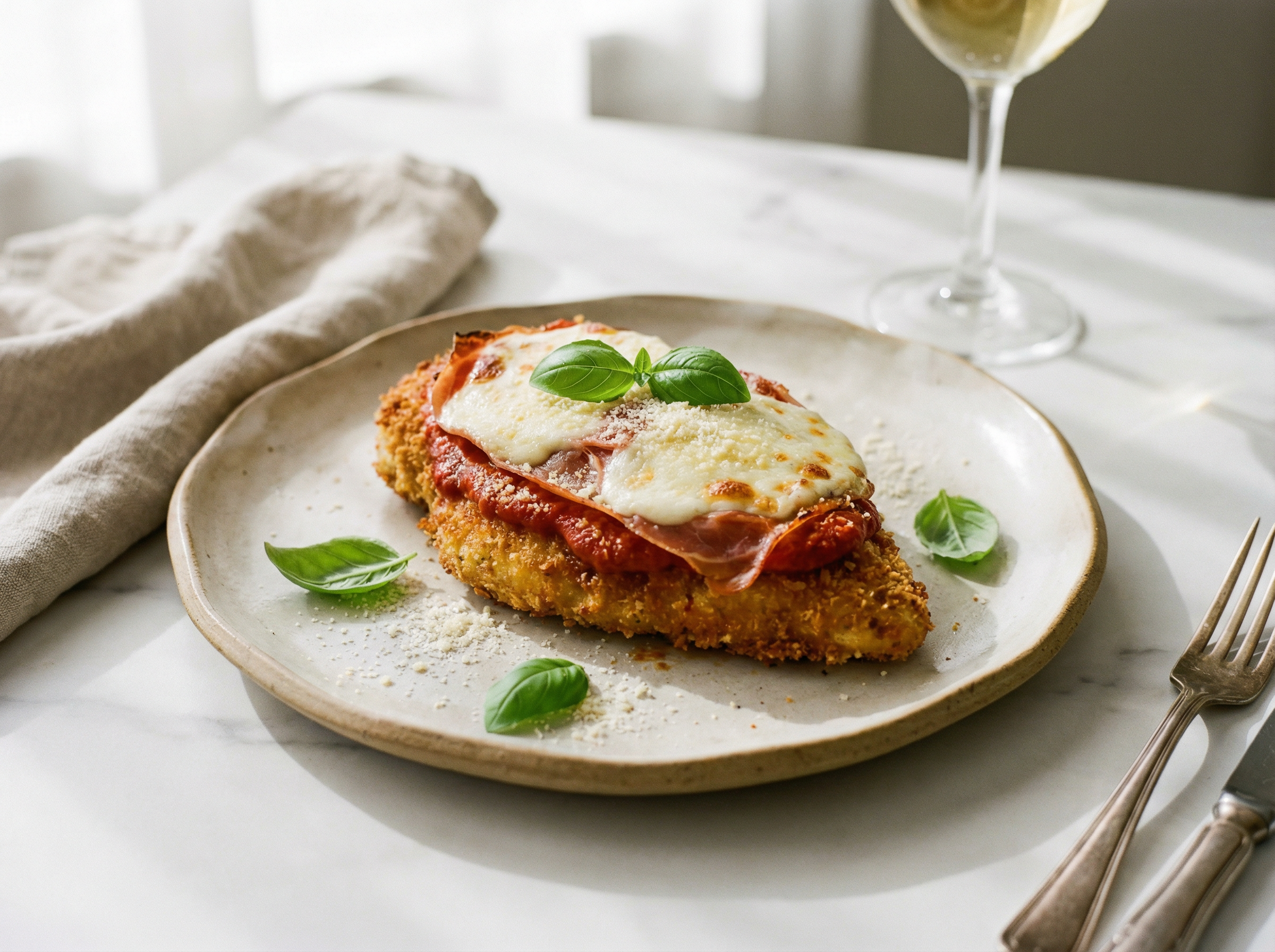 Hearty Chicken Parmi