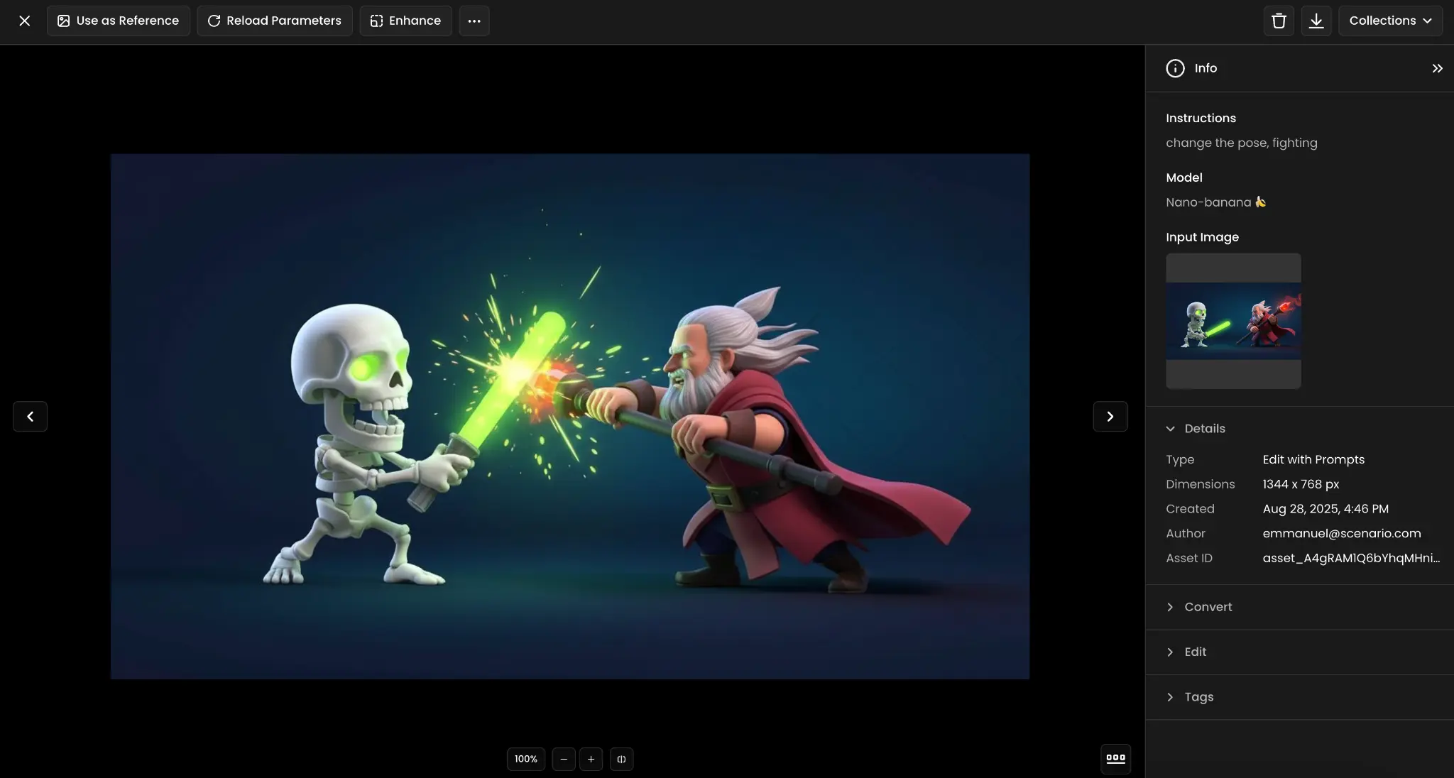 Dynamic Combat Scene