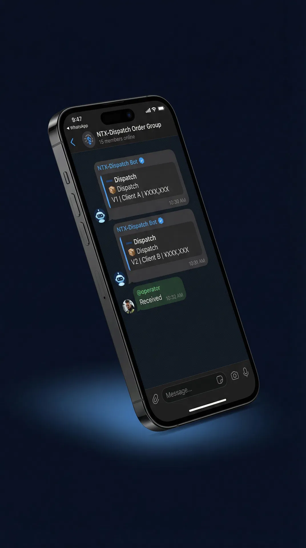 NTX-Dispatch Auto Order Dispatch