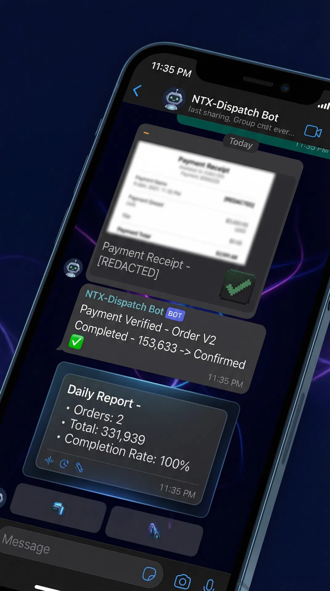 NTX-Dispatch Intelligent Order Management