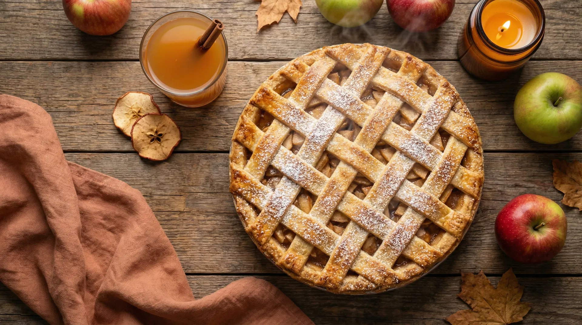 Apple pie and cider