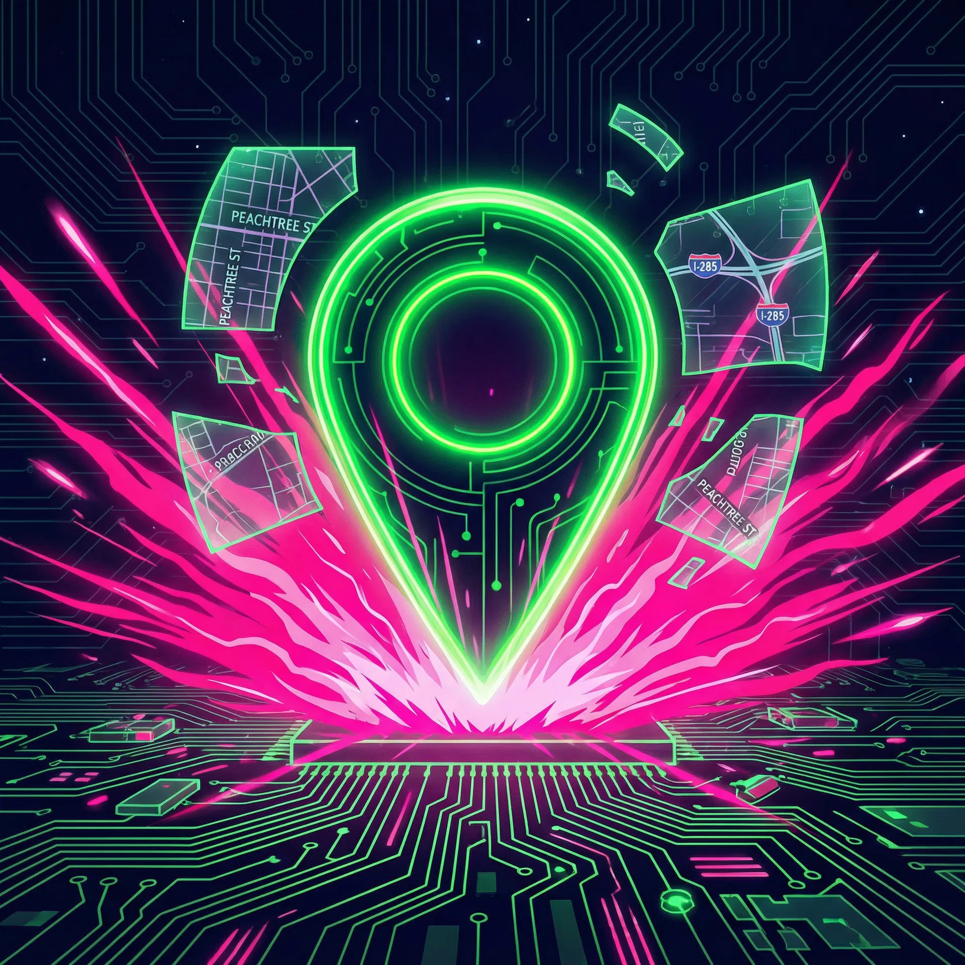 Geolocation challenge visualization