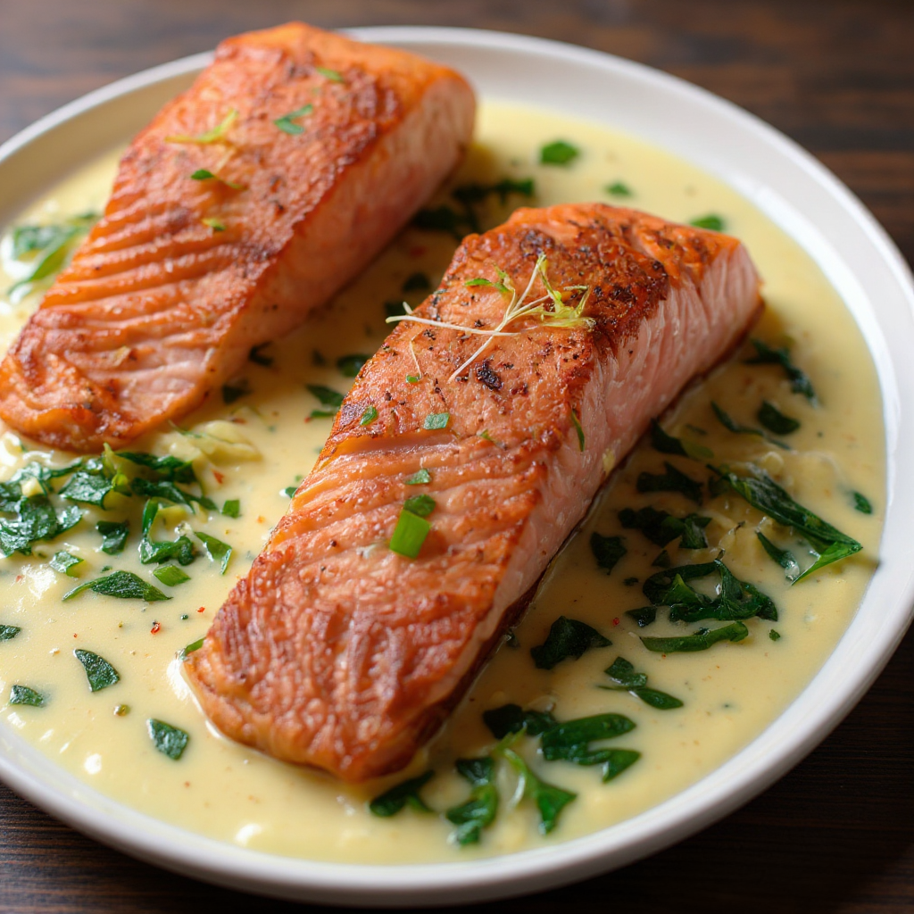 Salmon in Sauce