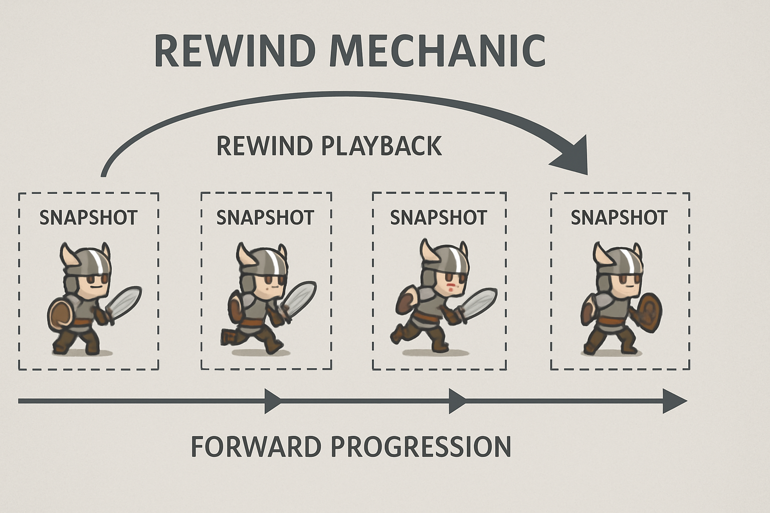Rewind Mechanic Conceptual Diagram