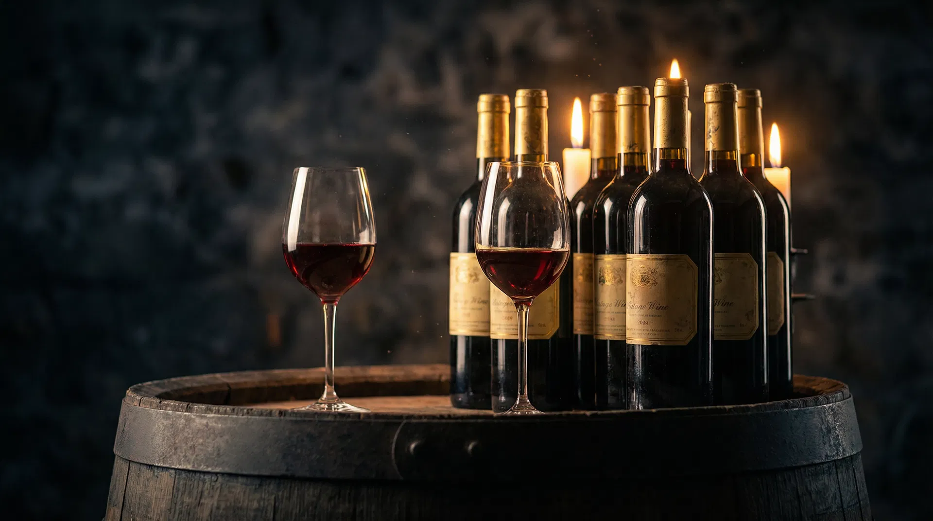 Premium wine selection