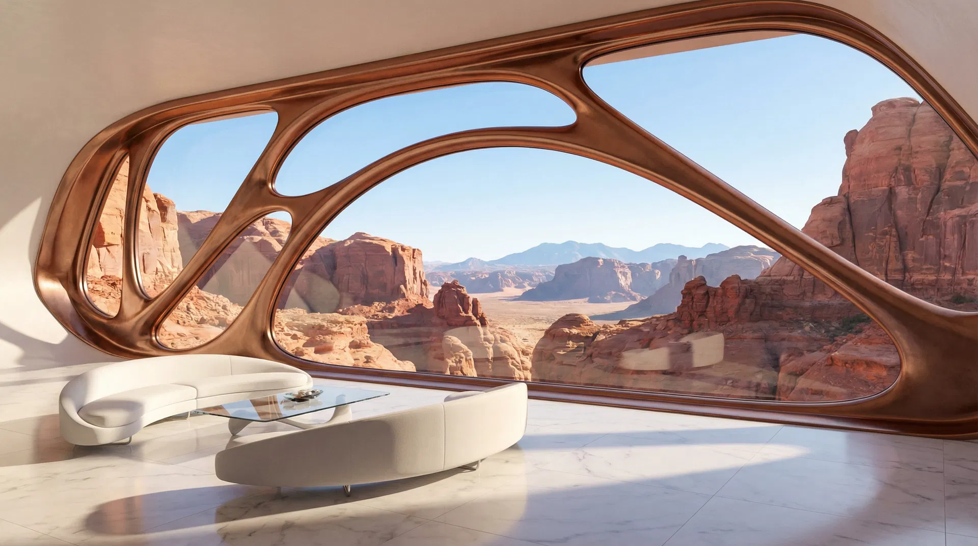 Futuristic interior