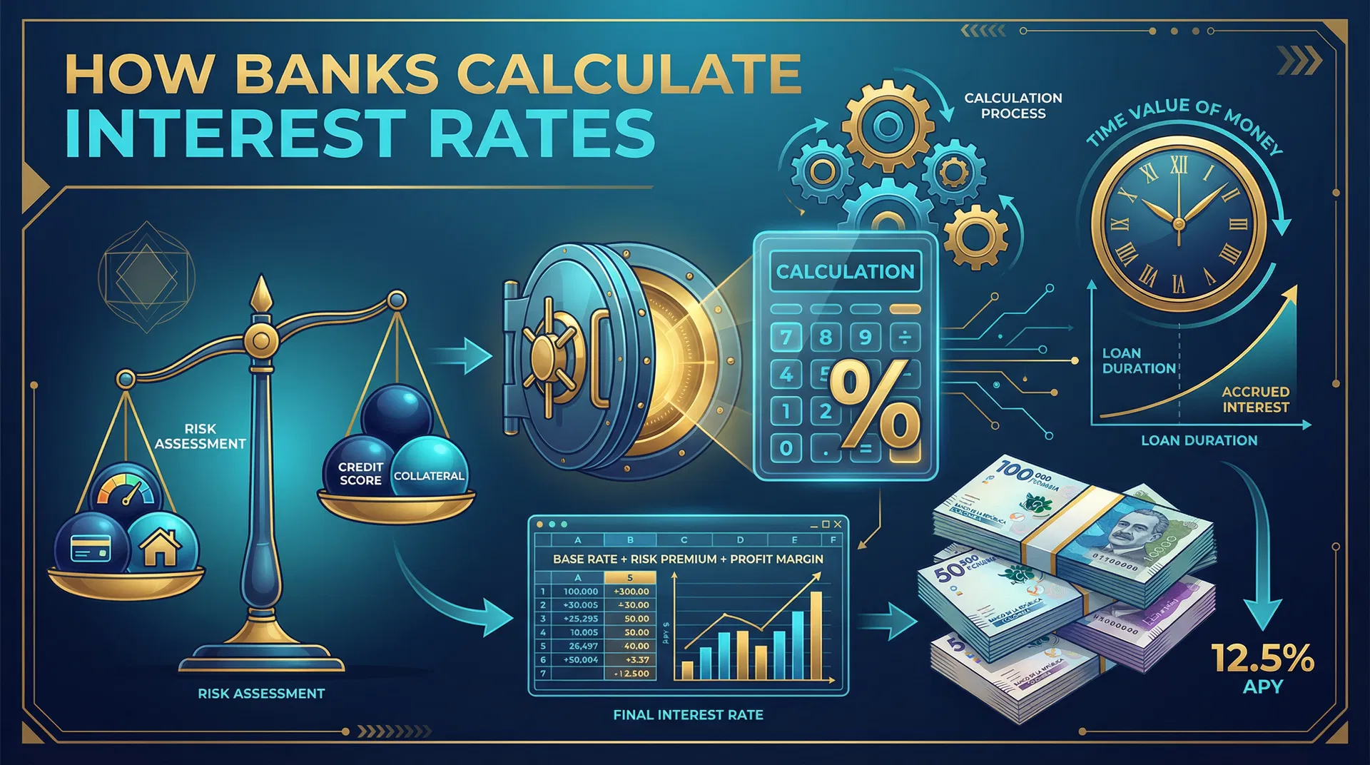 Cómo Calculan los Bancos las Tasas de Interés en Colombia