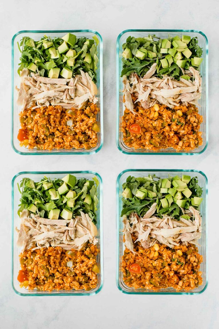High Protein Low-Carb Meal Prep Containers
