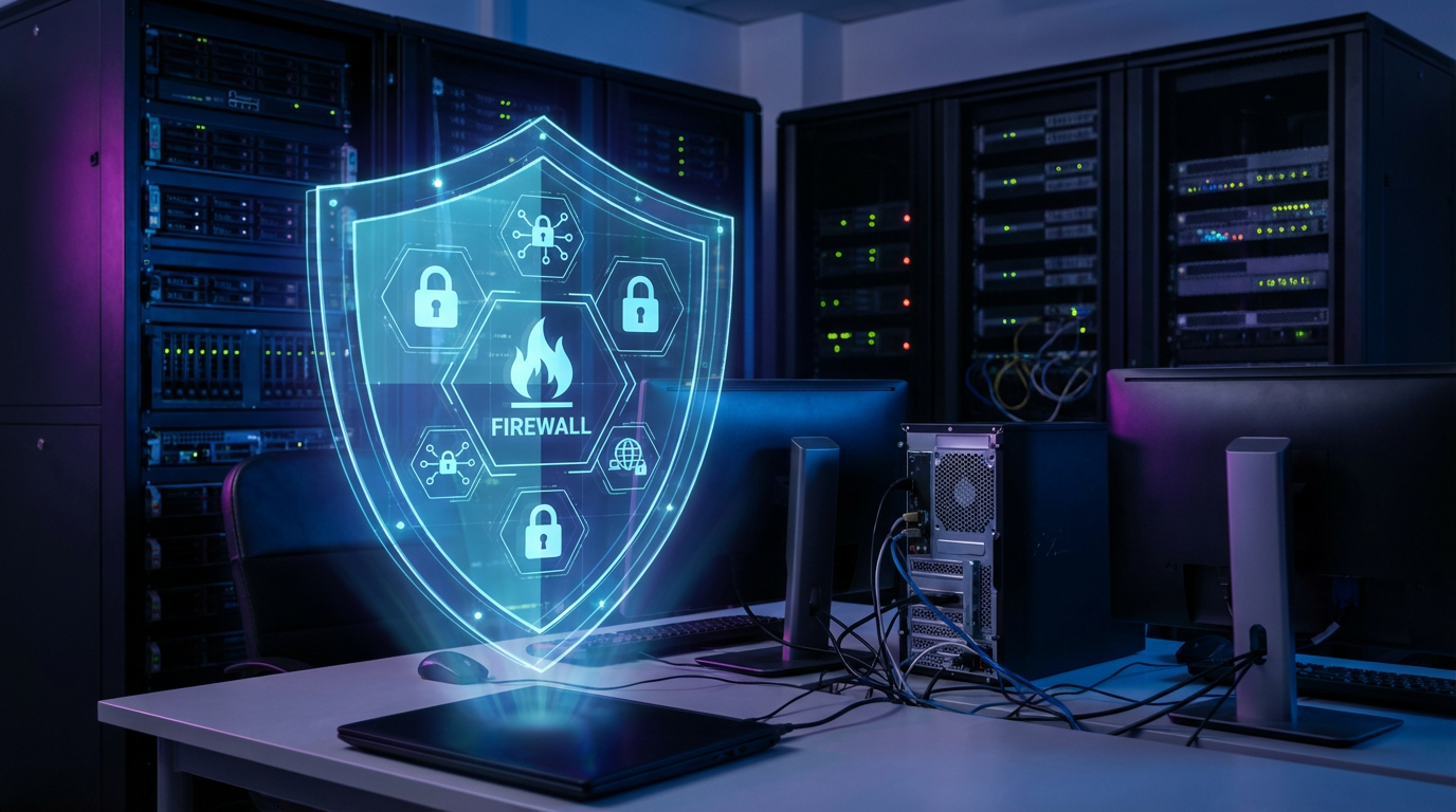 Digital shield protecting small business network Digital shield protecting small business network