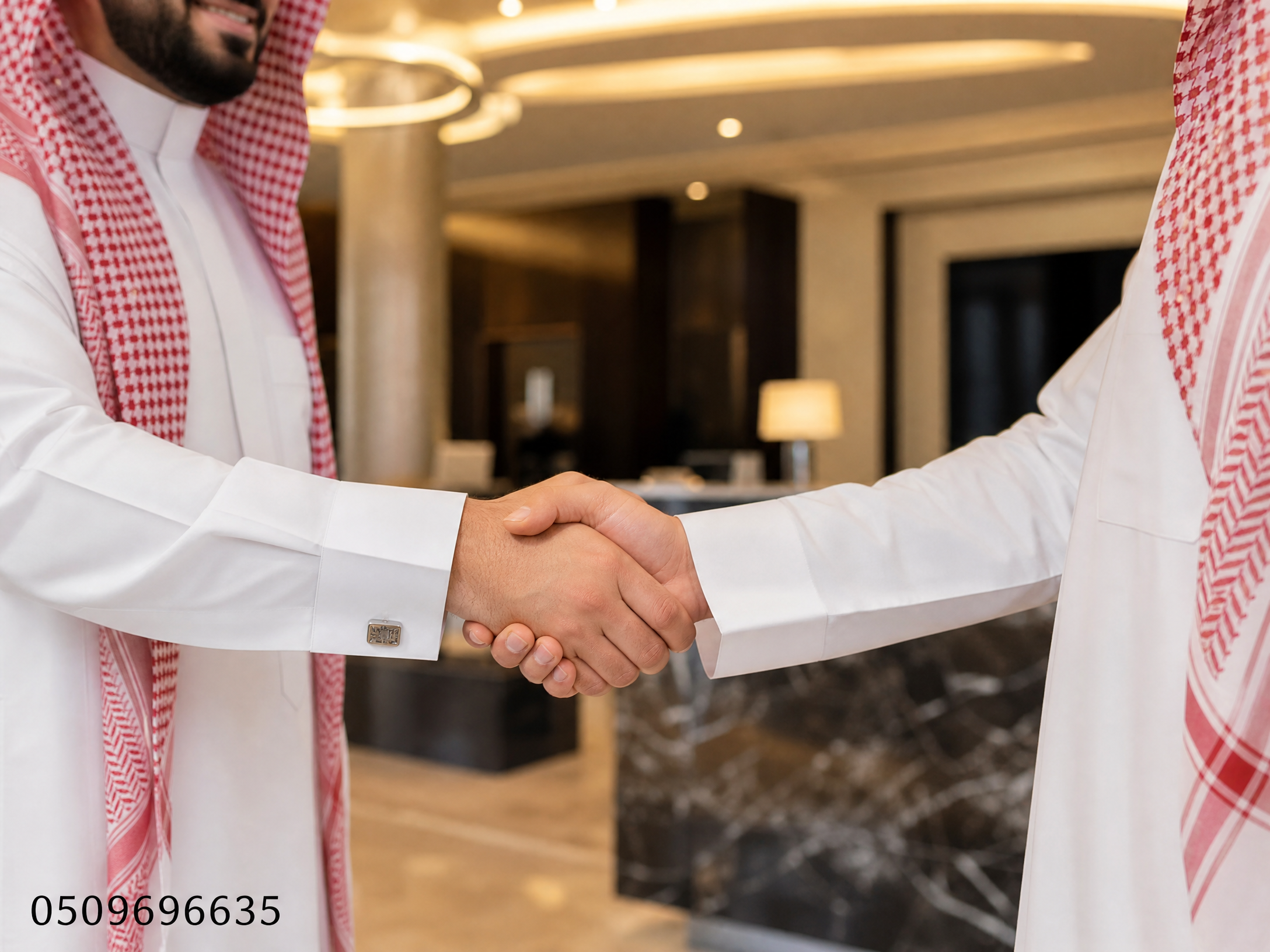 مصافحة لإنهاء الاتفاق