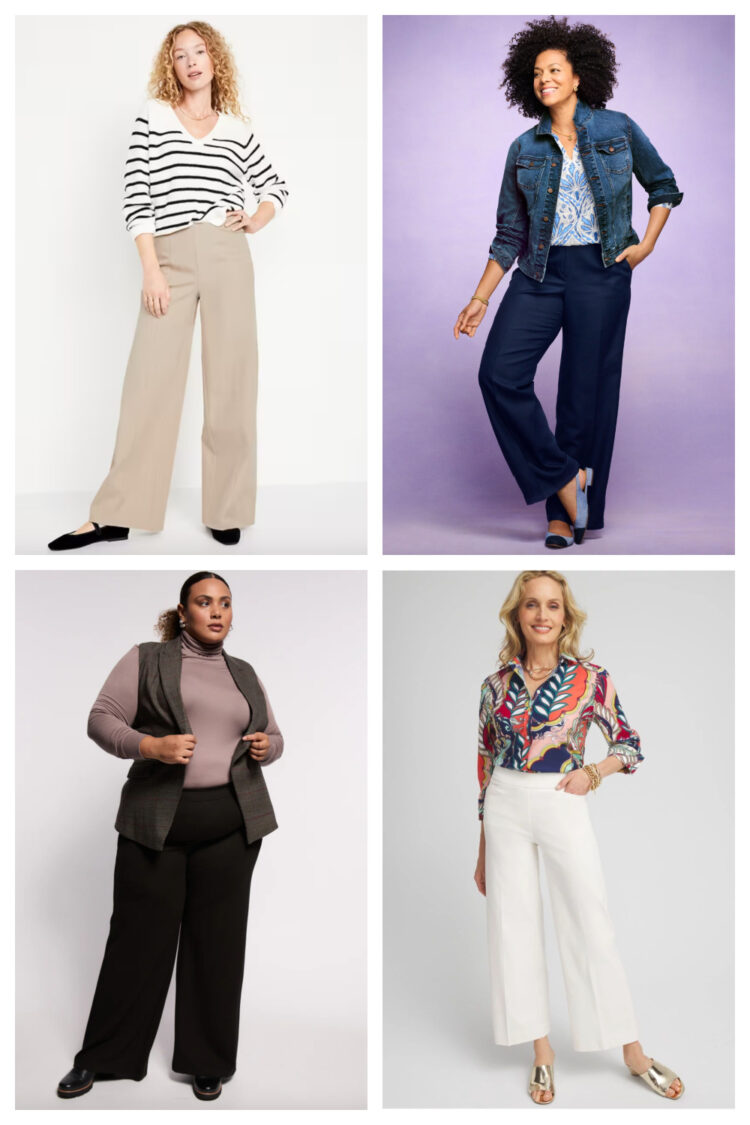 Mom in Loose Wide Pants