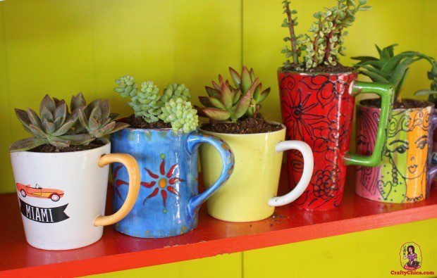 Mug as Planter