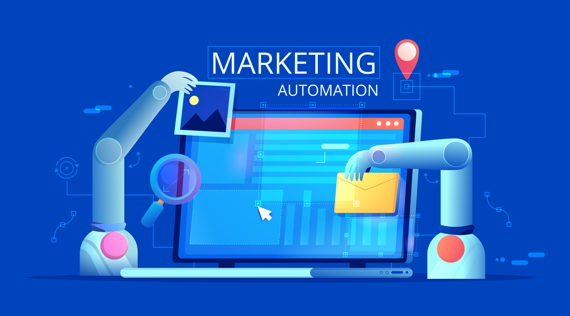 AI marketing automation dashboard with analytics AI marketing automation dashboard with analytics