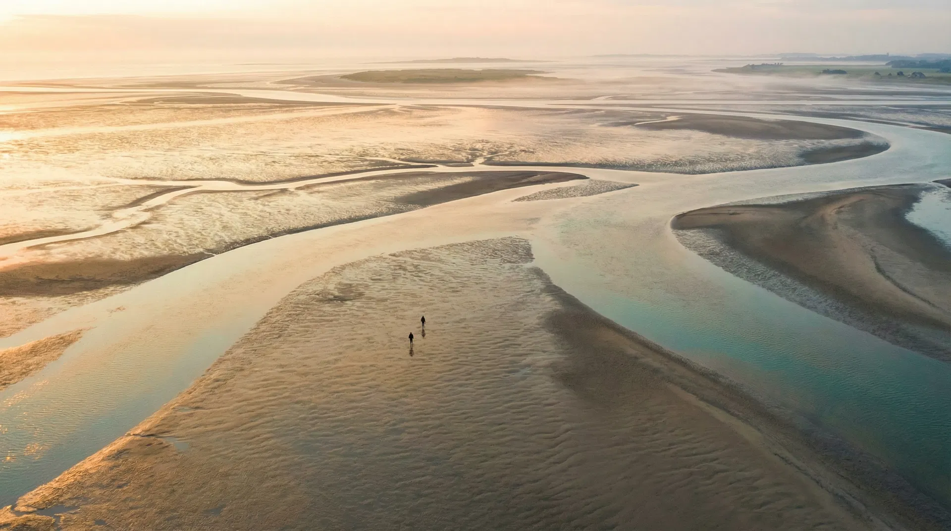 Wattenmeer Ostfriesland Luftbild
