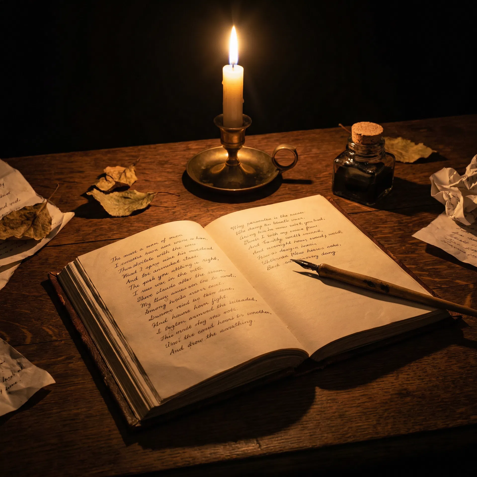 Ink and Ember: A Poet's Reckoning — Berkay Doğan poetry book cover