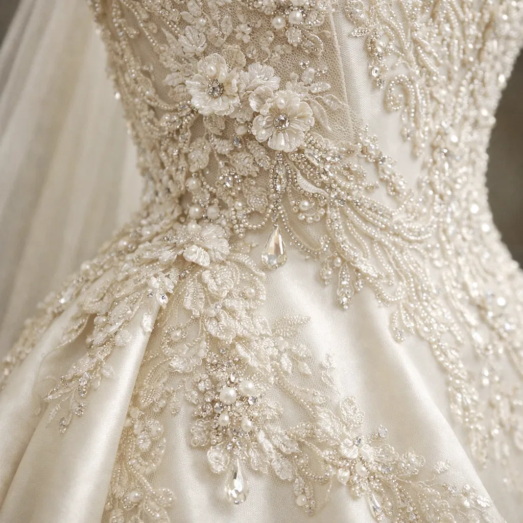 Chi Tiết Áo Cưới Sang Trọng