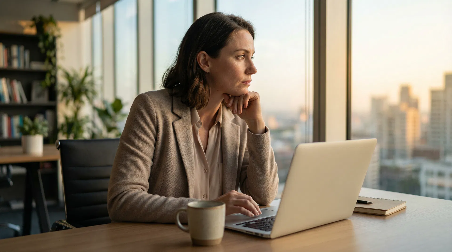 Pessoa real em sua rotina