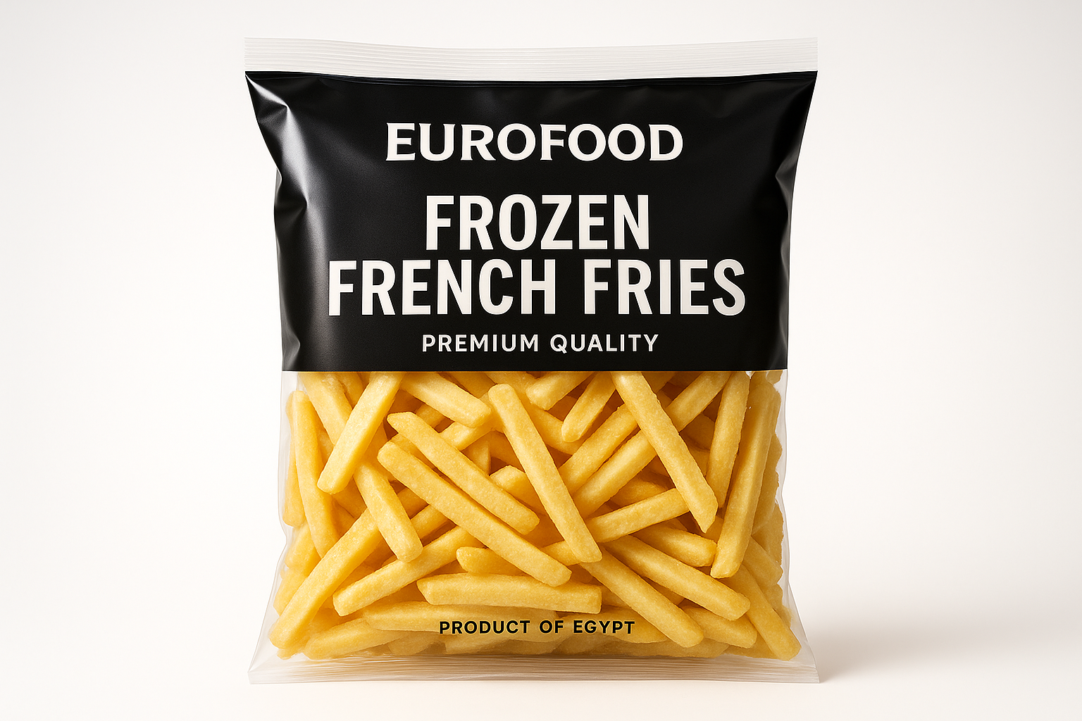 منتج بطاطس مجمدة يوروفود عالي الجودة