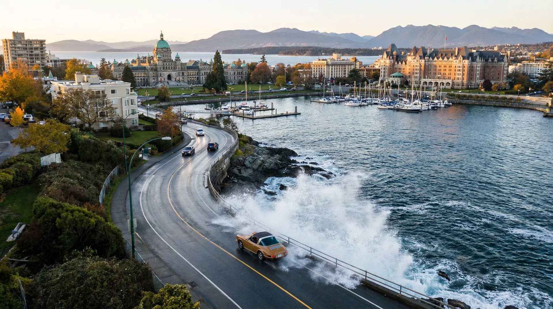 Victoria BC coastal driving