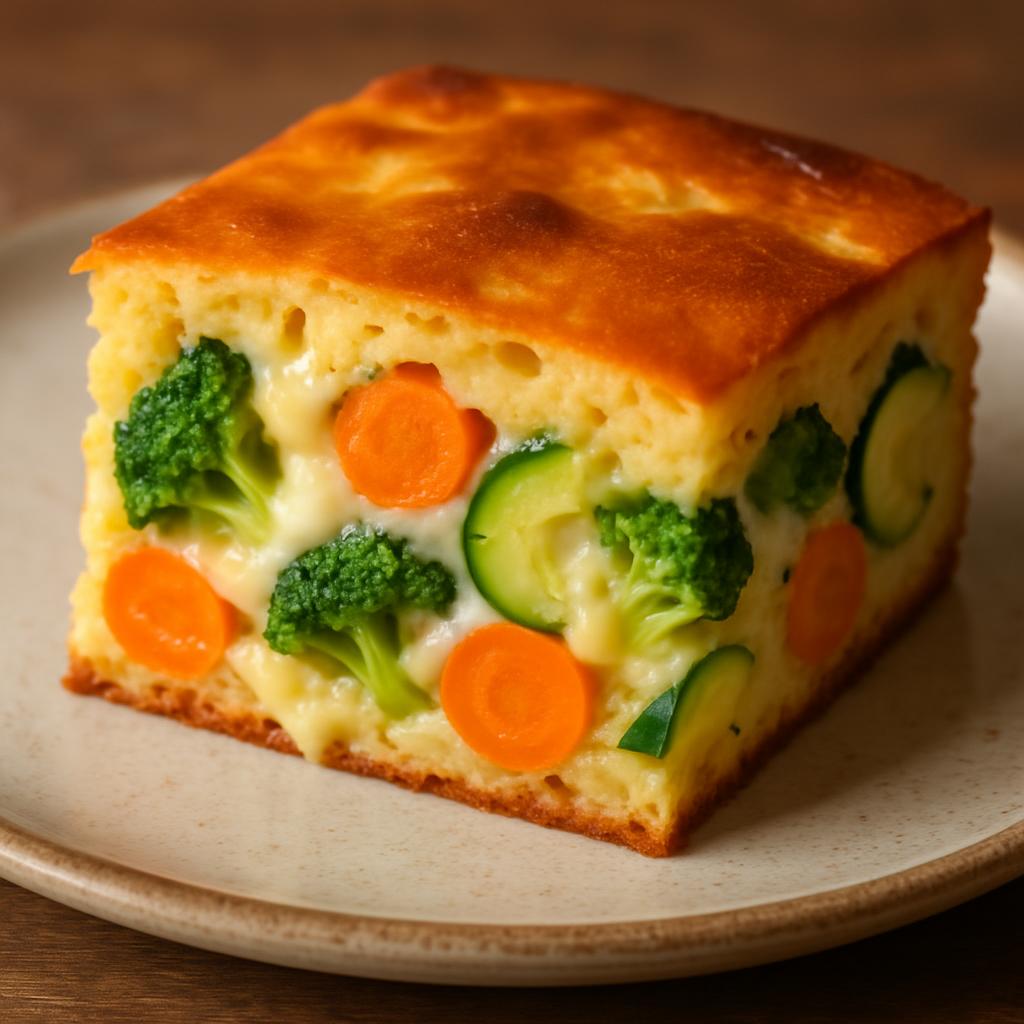 Torta de Legumes e Queijo
