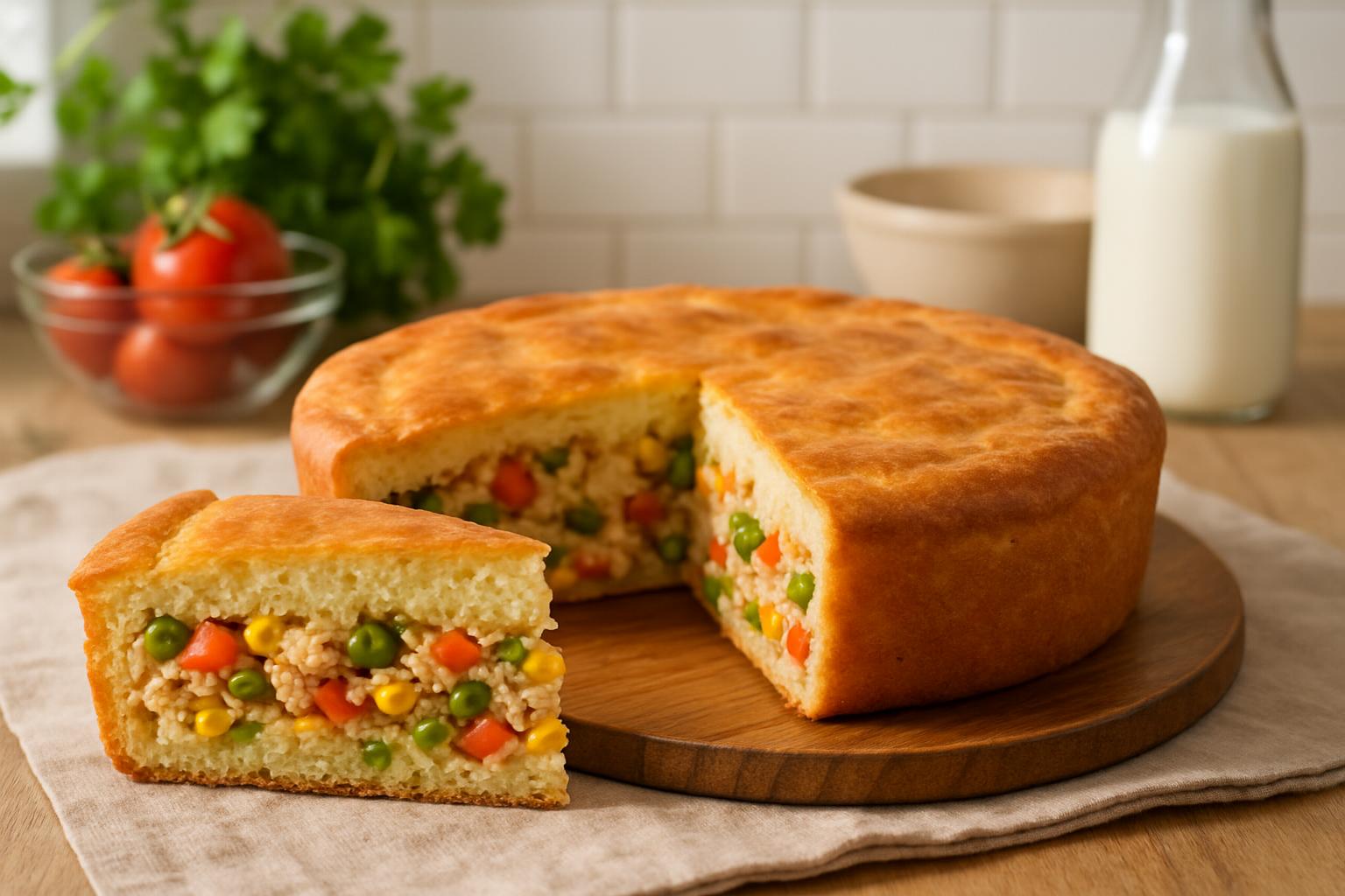 Torta Salgada de Liquidificador