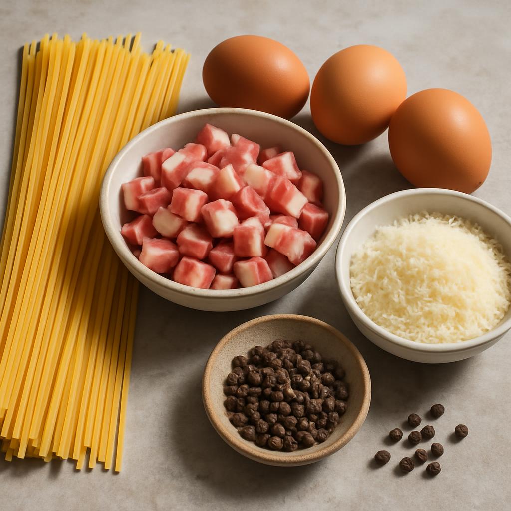 Ingredientes Carbonara