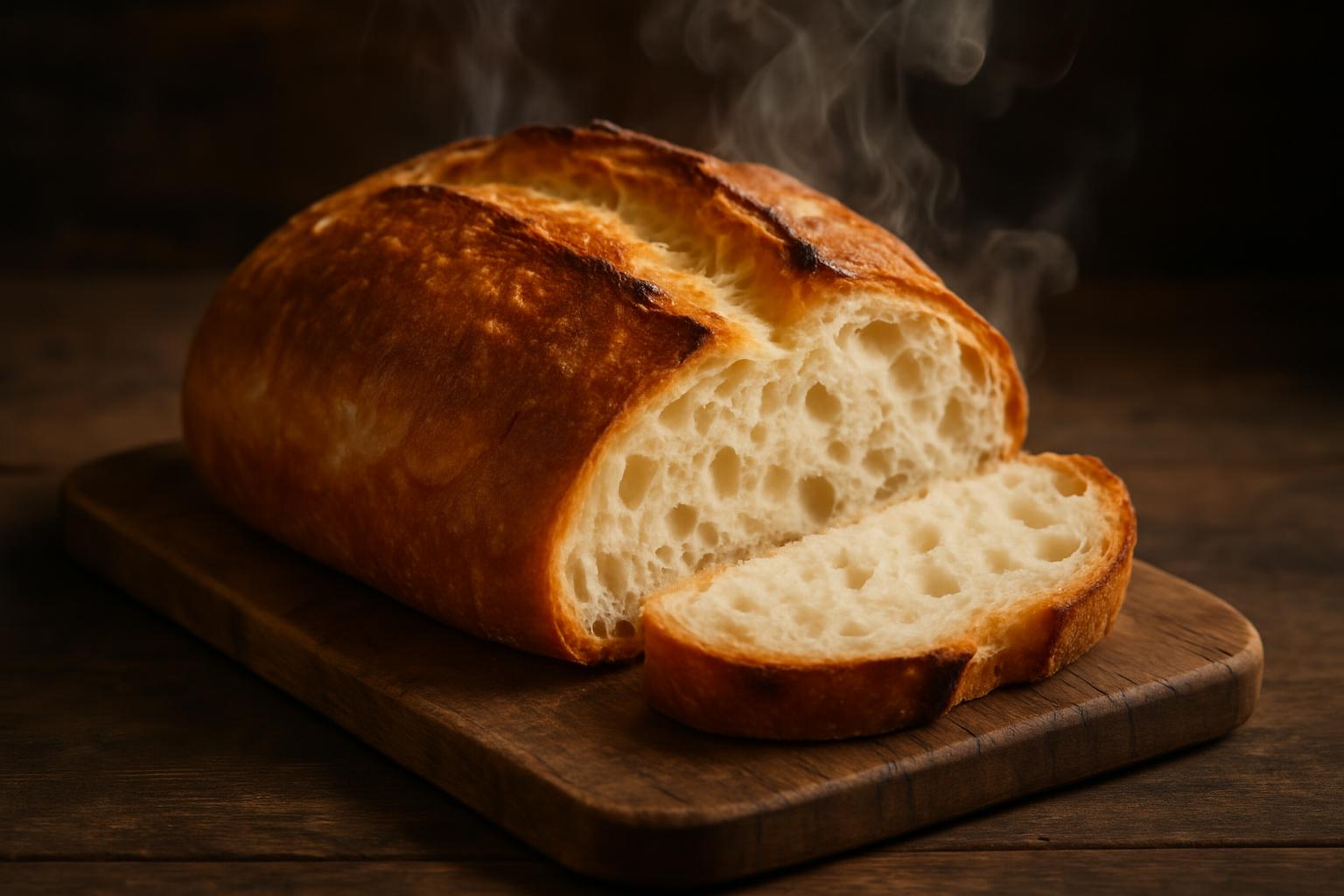 Pão Caseiro Recém-Assado