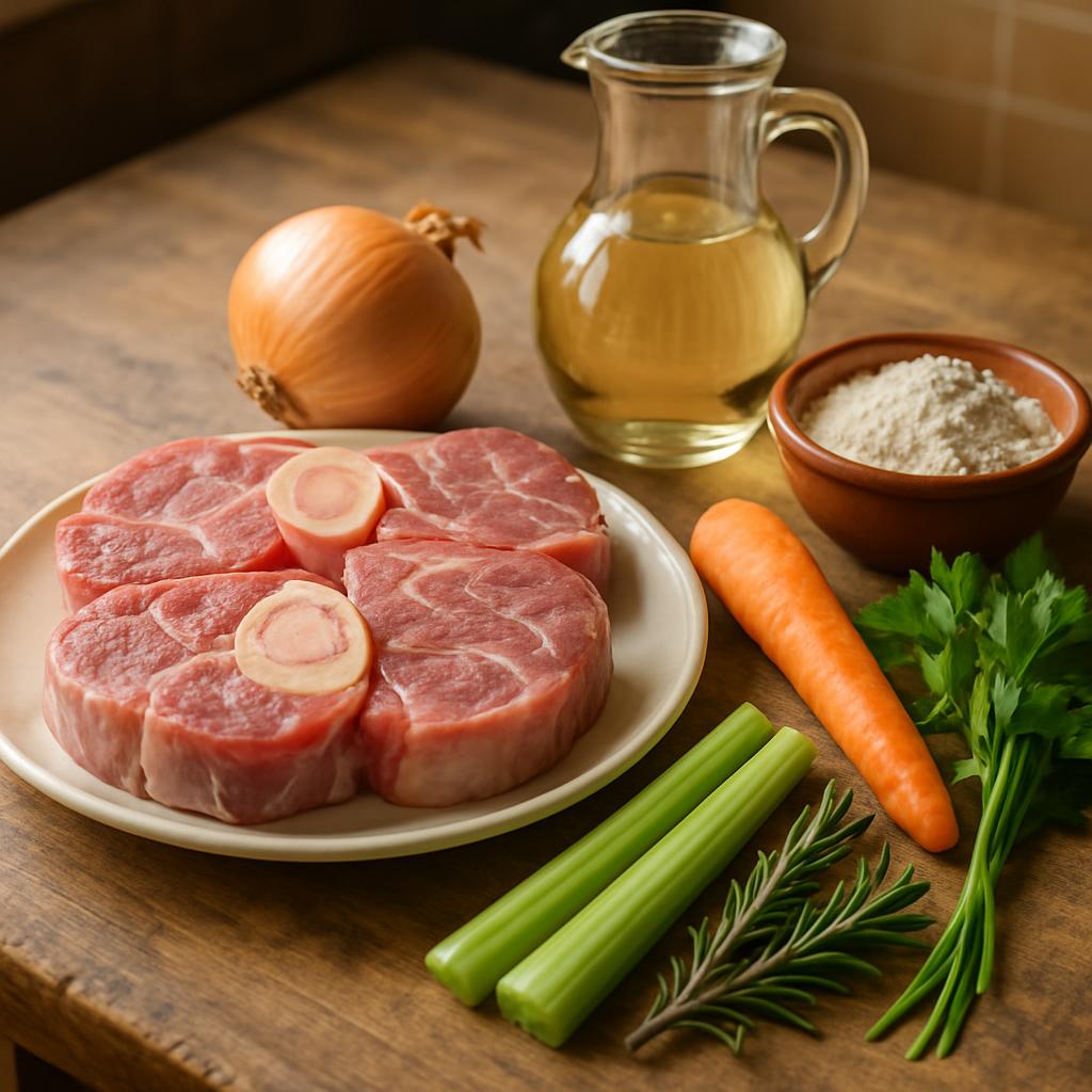 Ingredientes Ossobuco