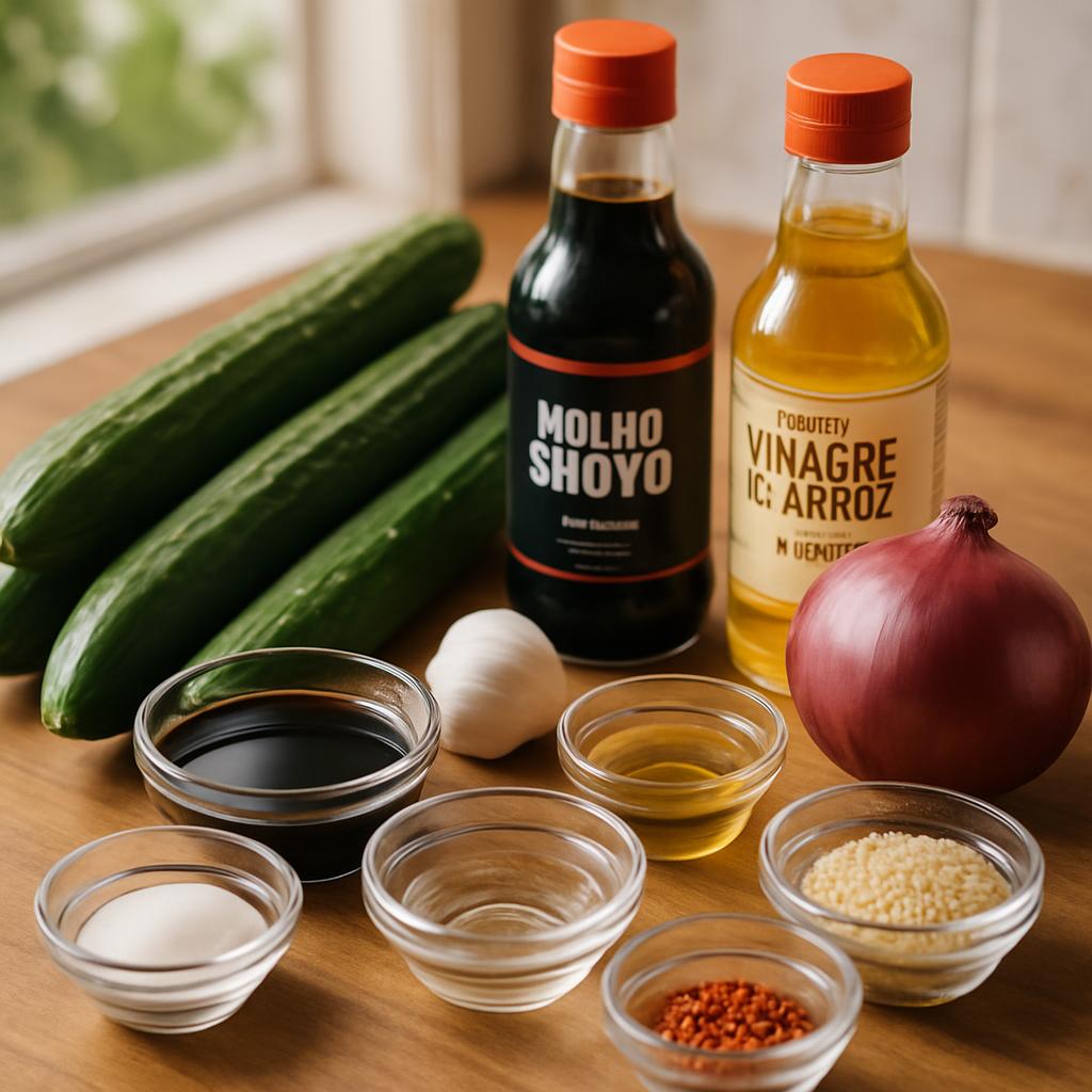 Ingredientes Salada de Pepino Viral