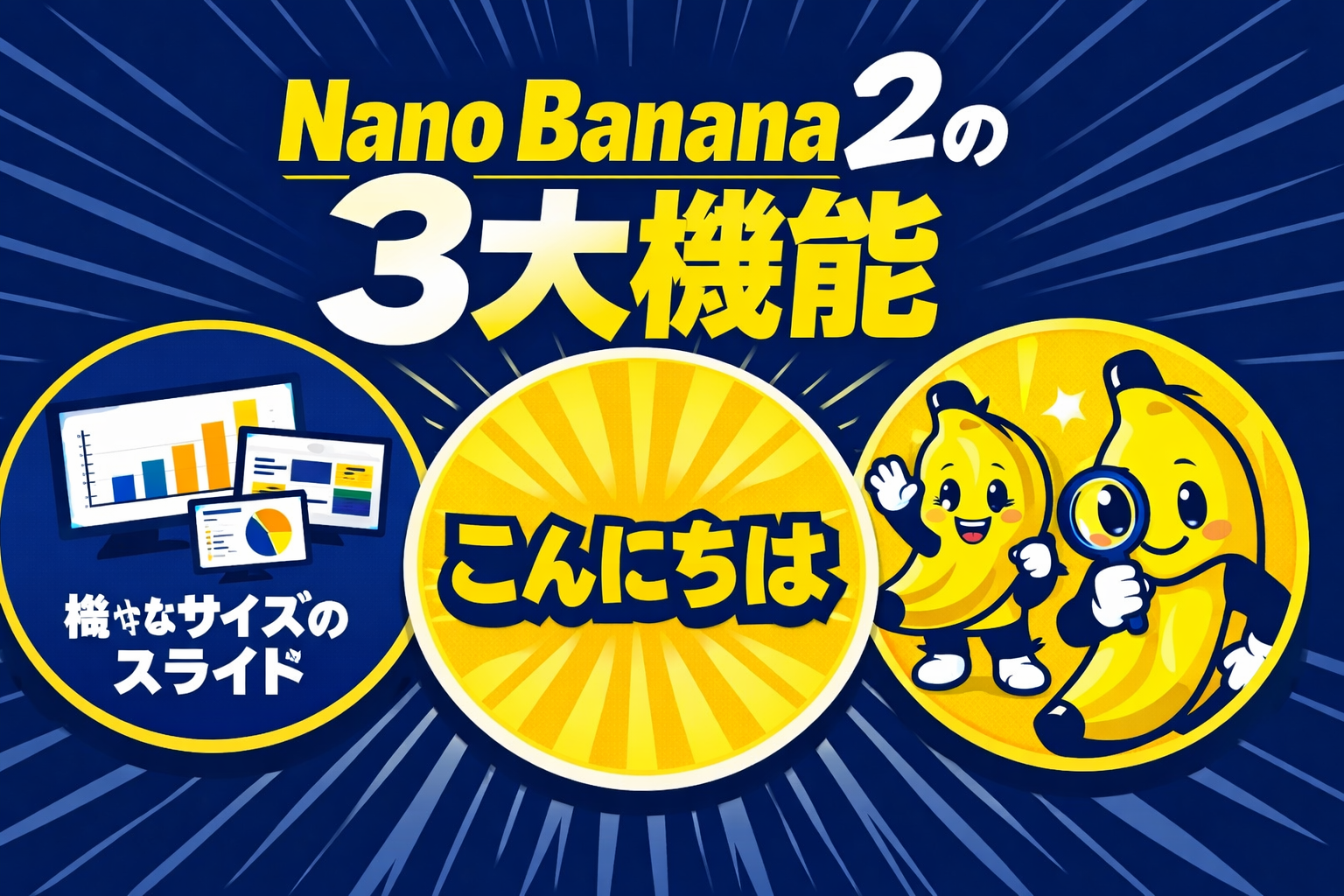 Nano Banana 2 の3大機能