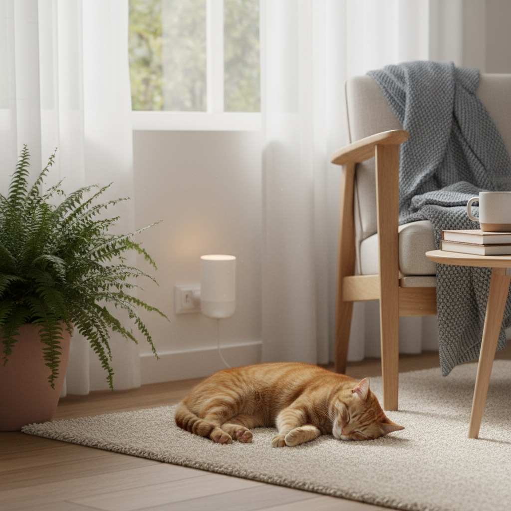 Feromonendiffuser op rustige plek