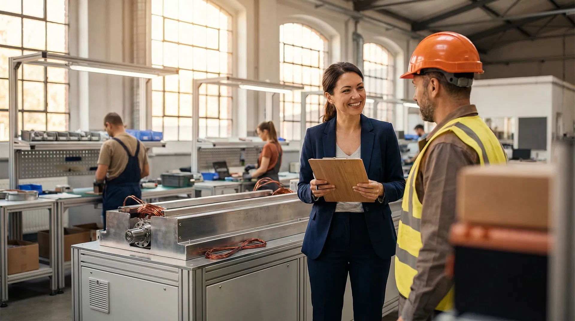 Staffing Inc. Recruit team on factory floor