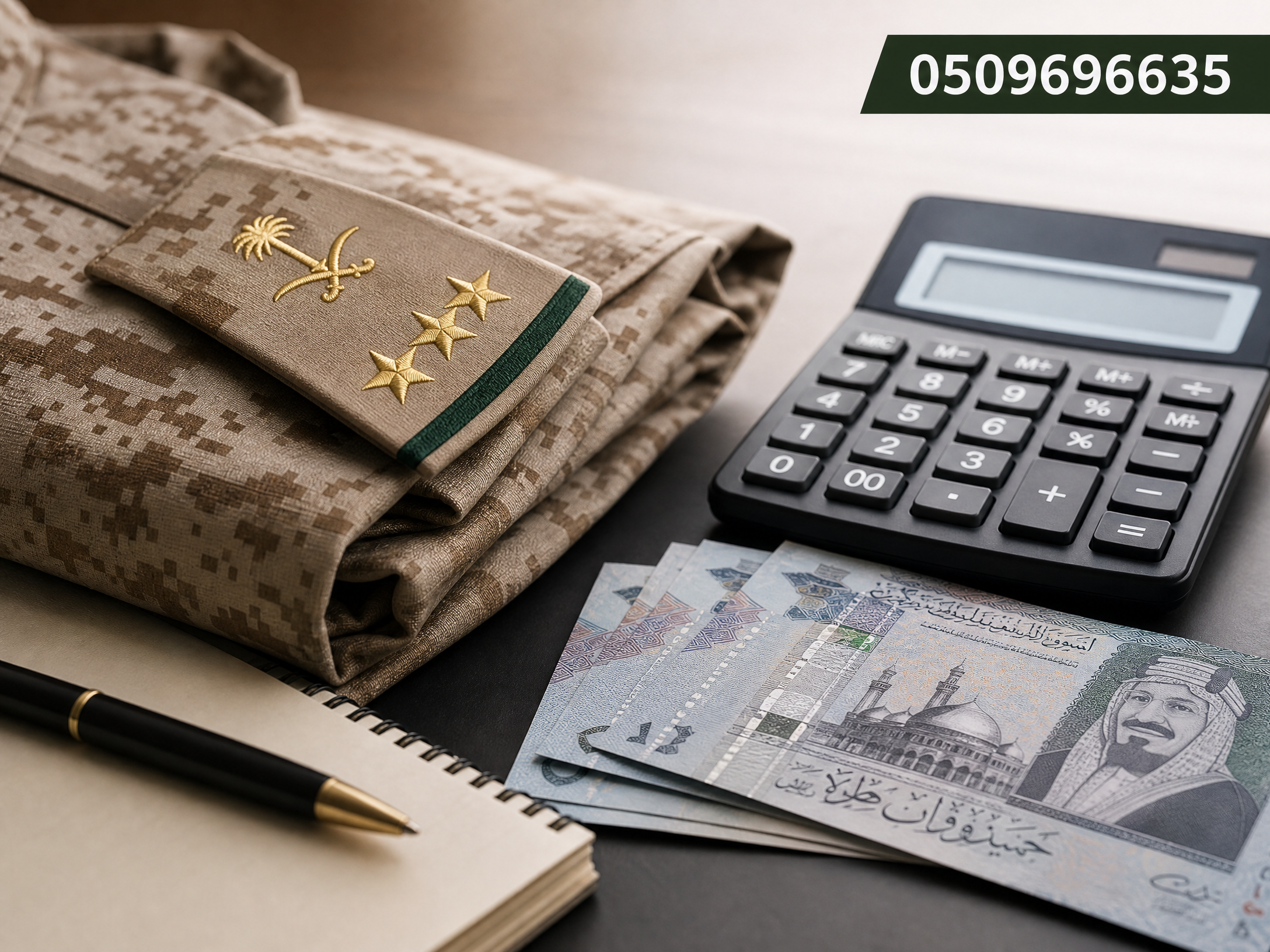 صورة دعم مالي للعسكريين