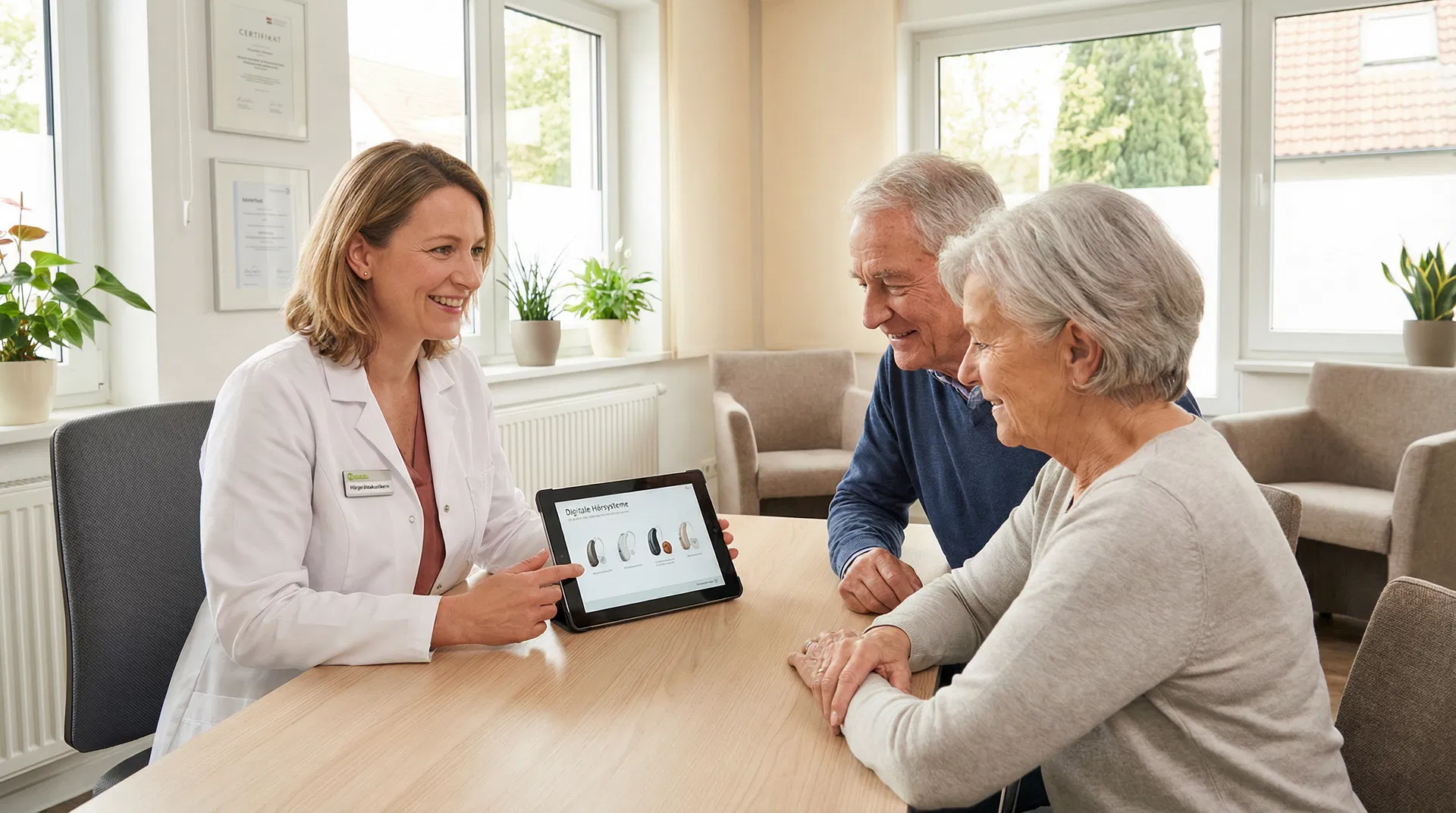Beratungsgespräch bei Die Hörberatung