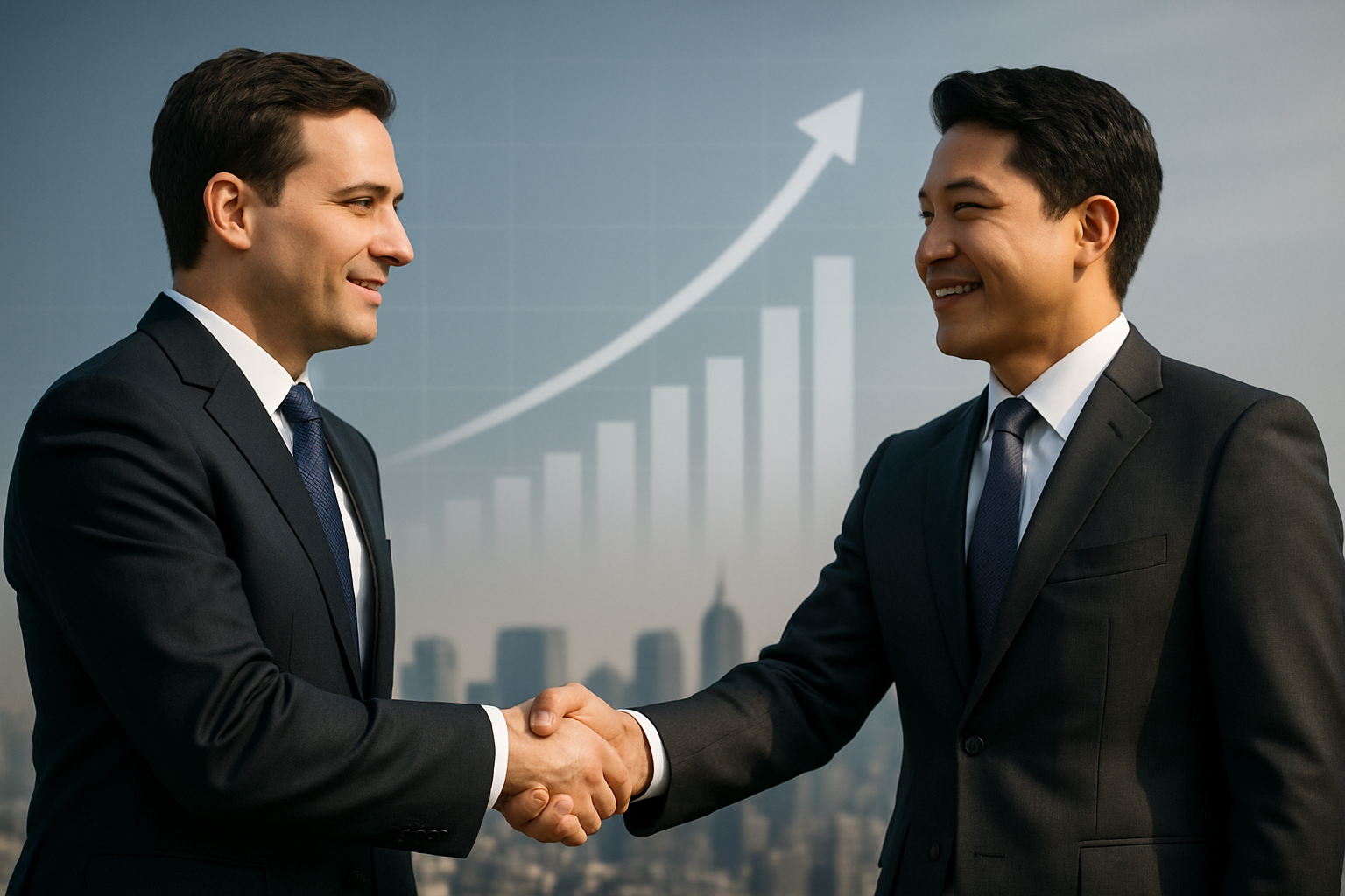 M&A成功の握手
