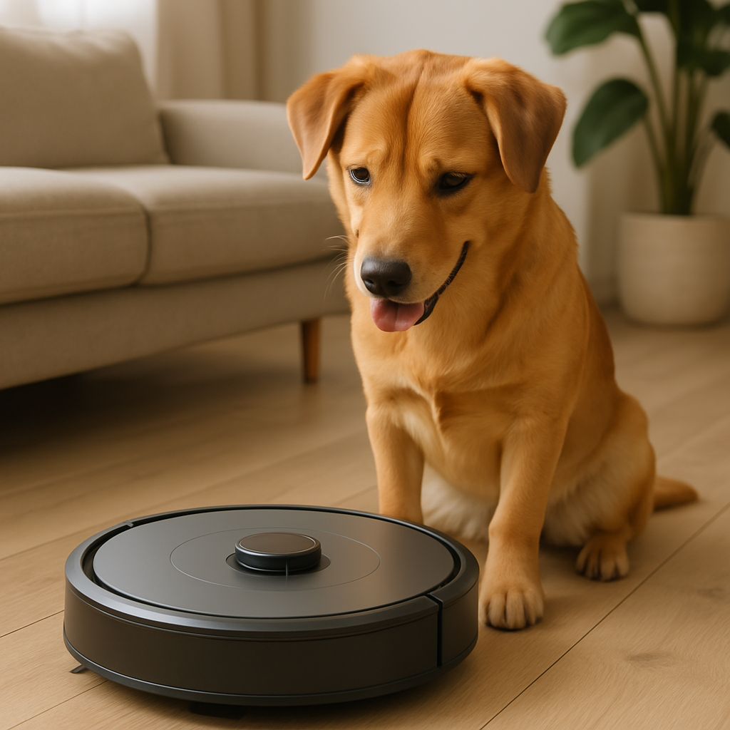 Robot Vacuum with Pet