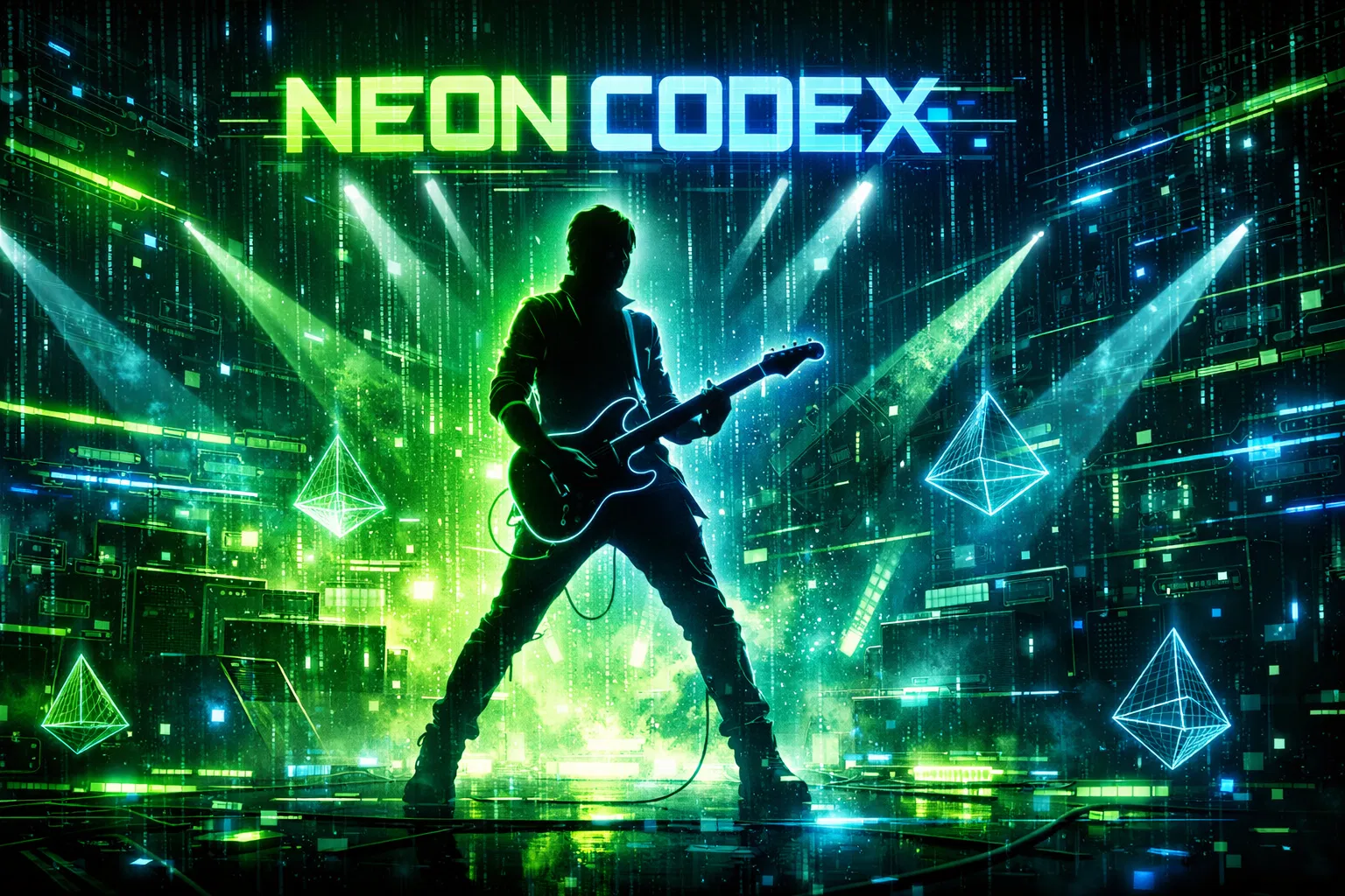Neon Codex Hero