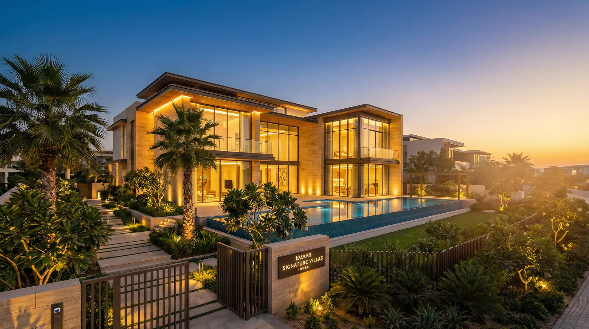 Tilal by Binghatti luxury villa exterior