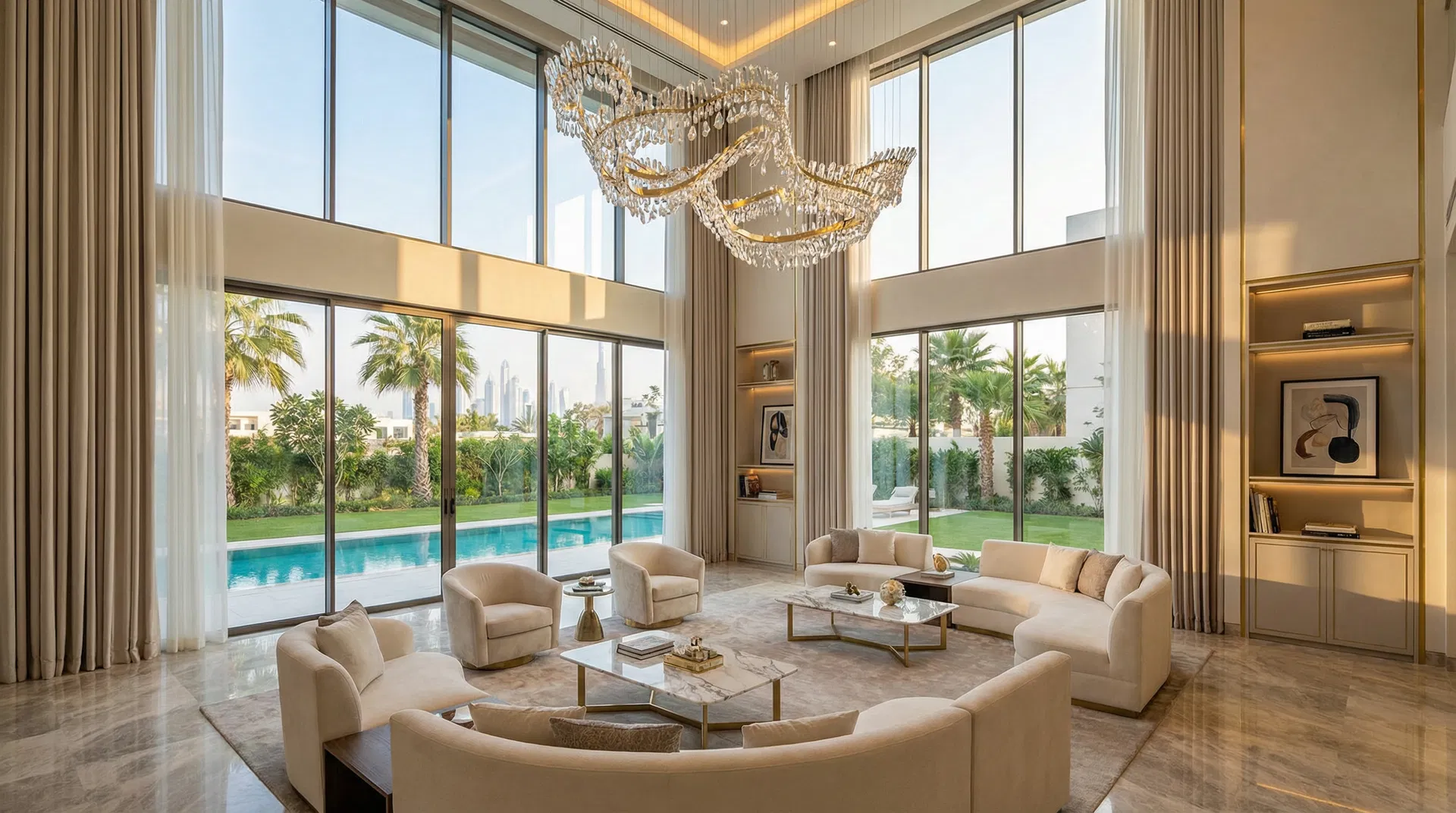 Luxury villa interior