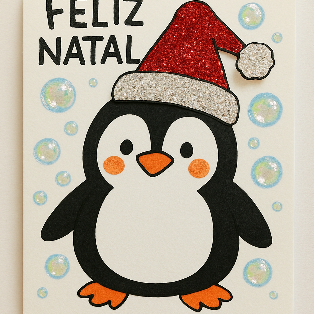 Pinguim Brilhante e Adorável