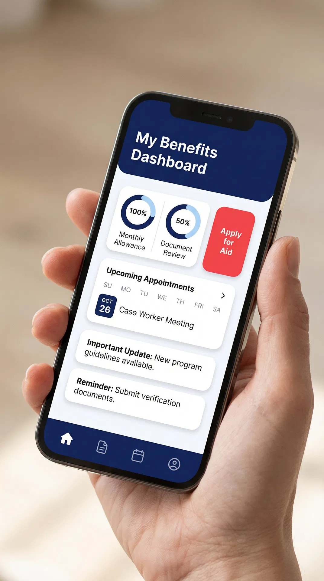 INCLUVia Allocataire - Application mobile