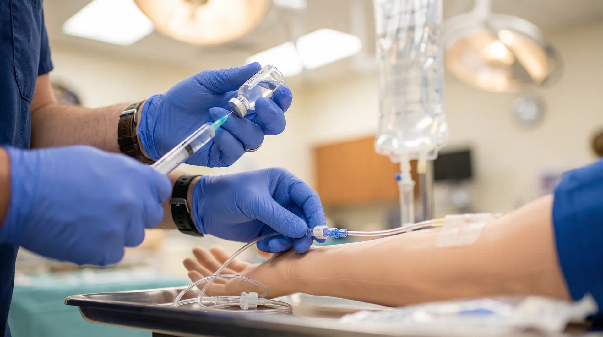 Treinamento prático em enfermagem