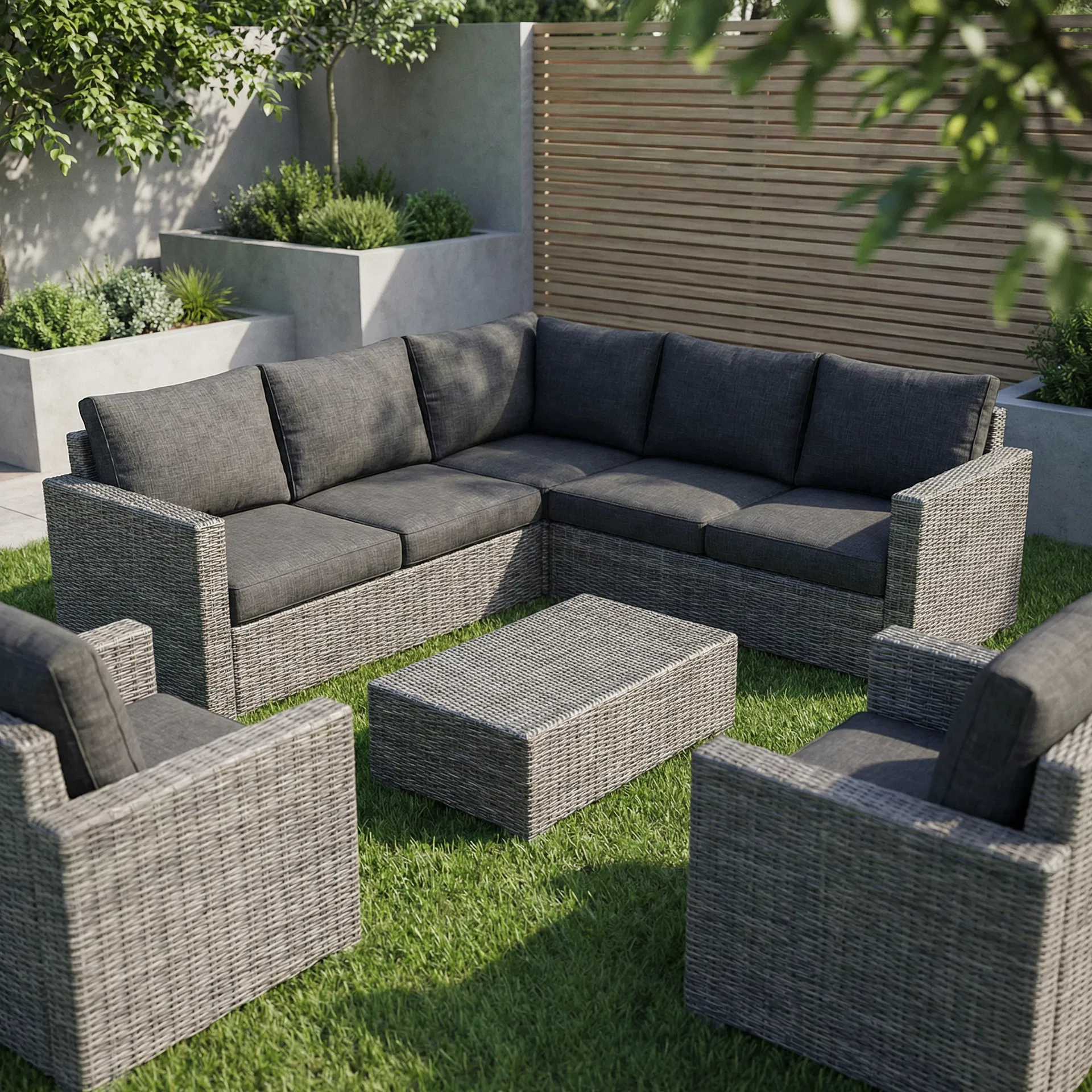 طقم استرخاء رمادي