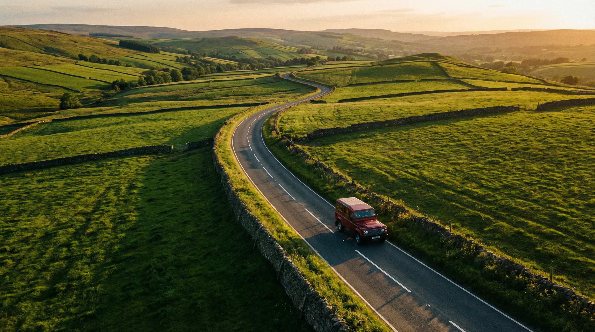 British countryside road