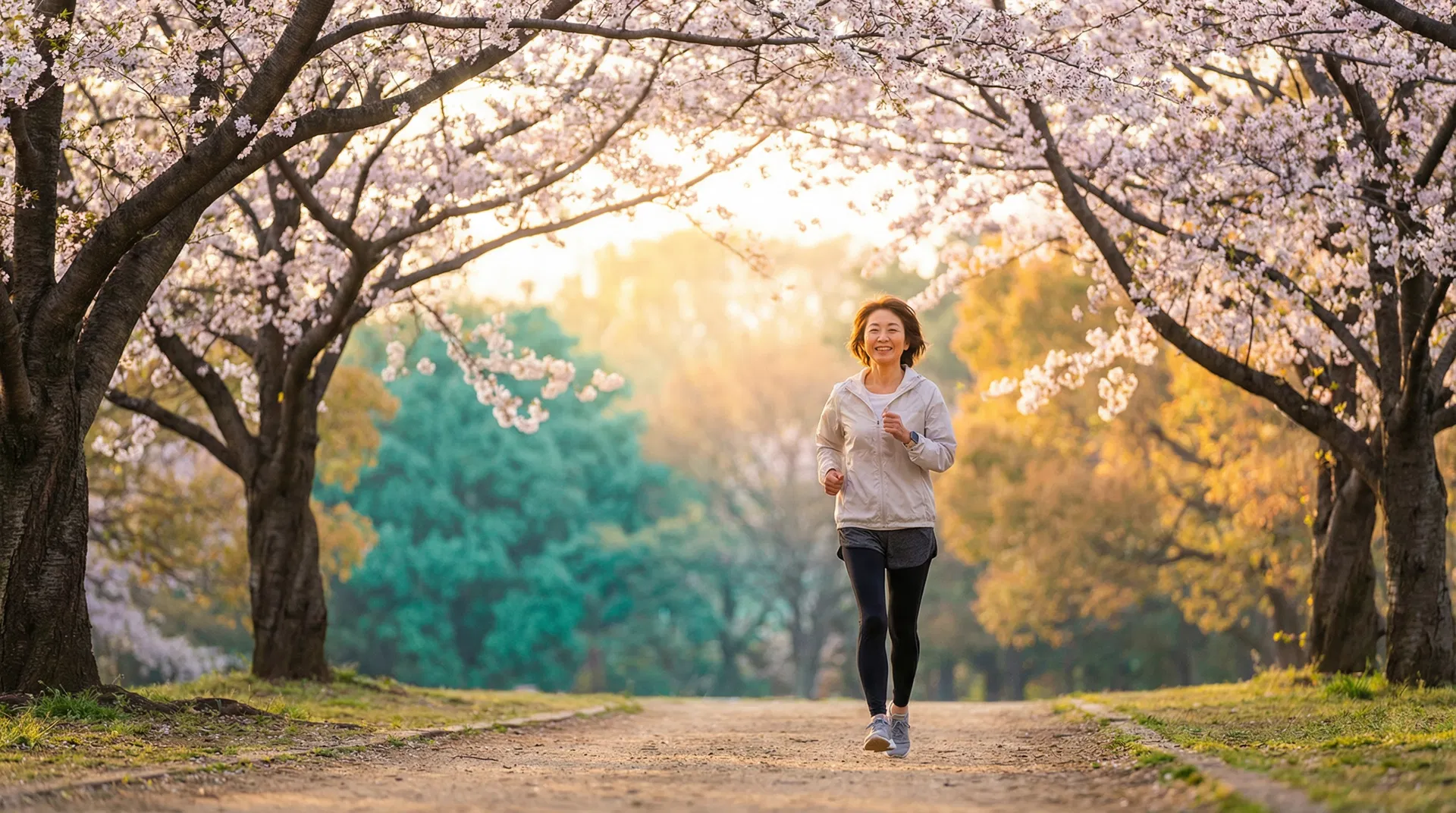 健康的な生活を楽しむ女性