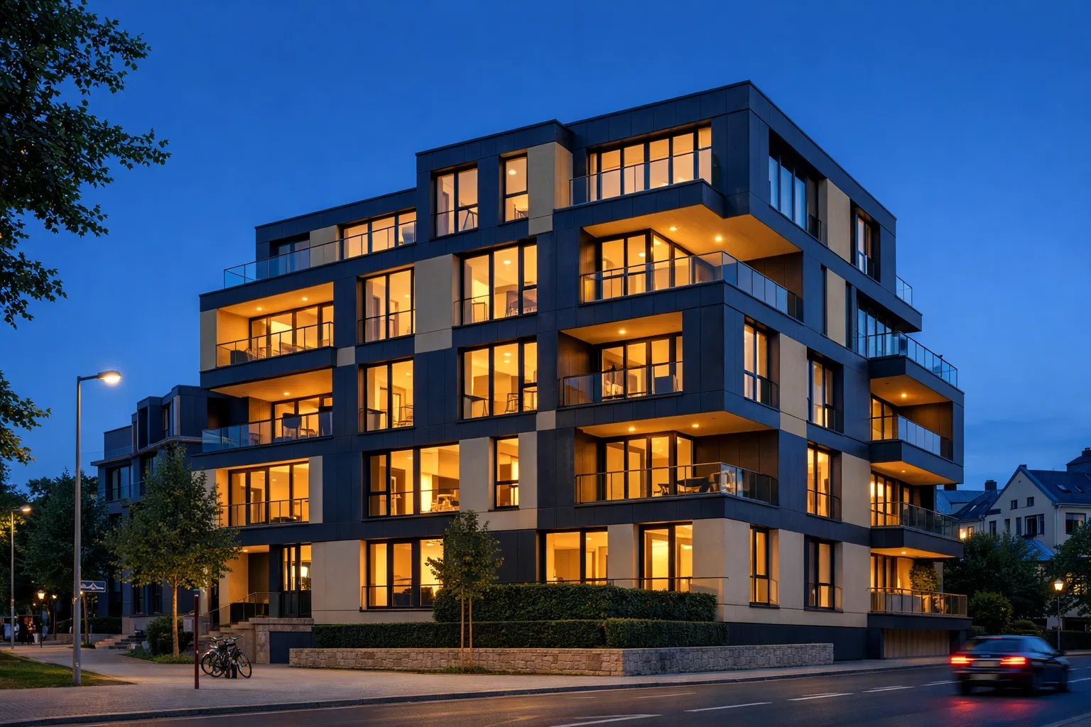 Energetische Sanierung Mehrfamilienhaus