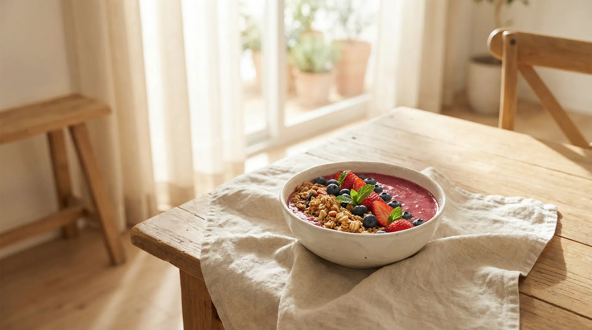 Gesunde Ernährung – Smoothie Bowl